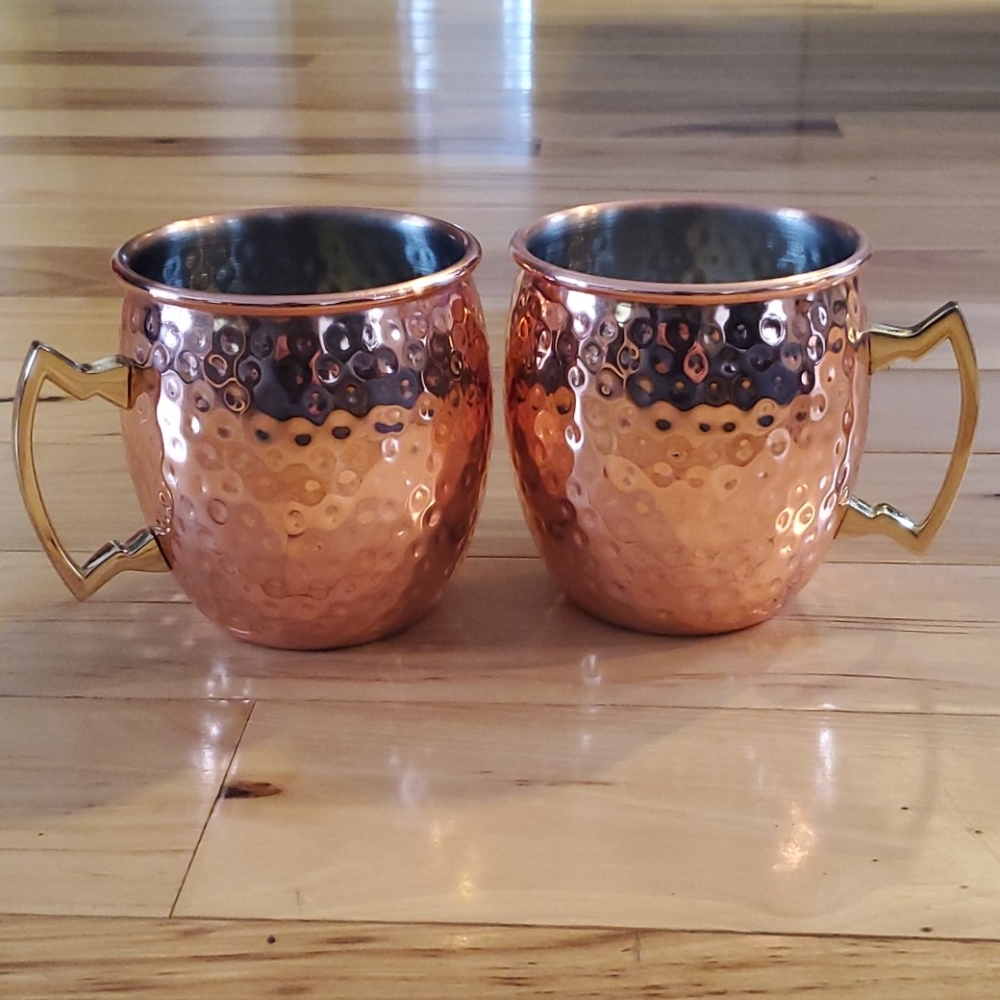 2 Copper Mugs